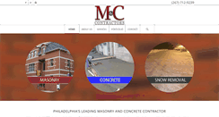 Desktop Screenshot of mandccontractors.com